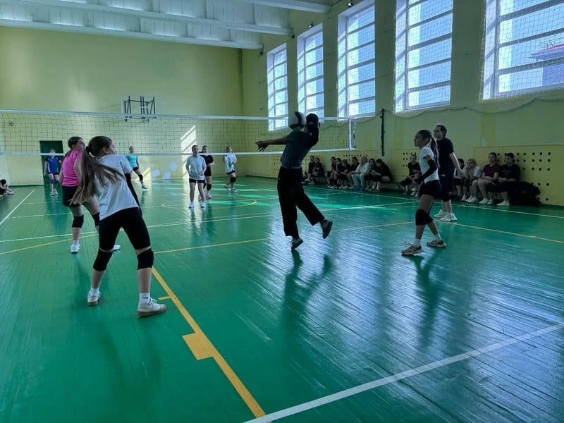 Соревнования по волейболу провели для первомайских школьников