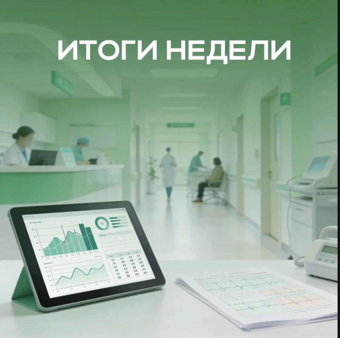 Итоги рабочей недели в нашей поликлинике 🏥