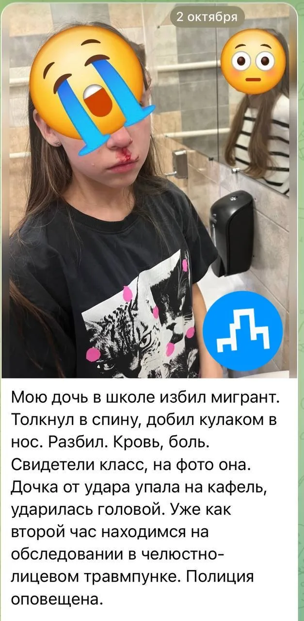 Мигрант избил девочку в хабаровской школе
