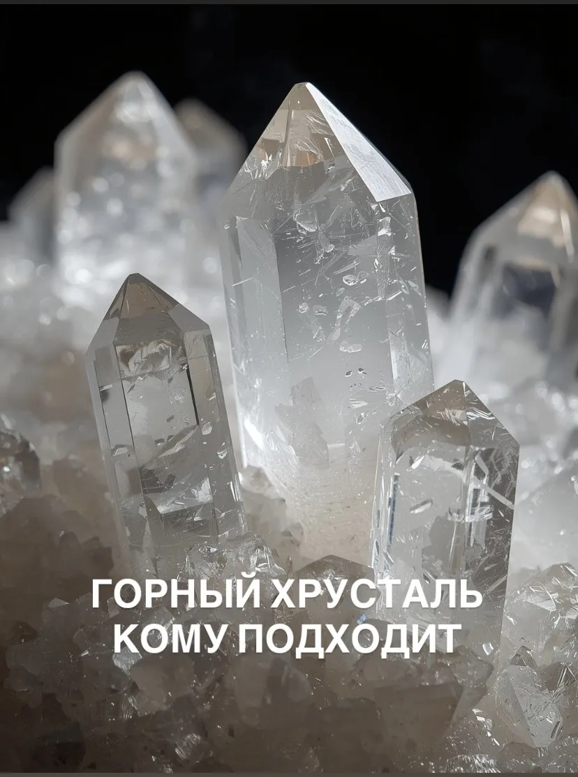 Горный хрусталь это универсальный, нейтральный минерал, который благодаря своей чистой энергетике по
