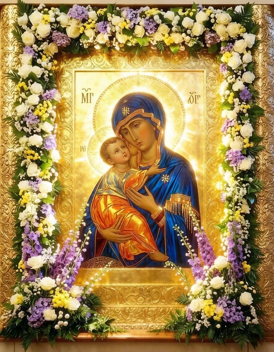✨ Доброе утро. Сегодня праздник Владимирской иконы Божией Матери! Поздравляем и желаем ...