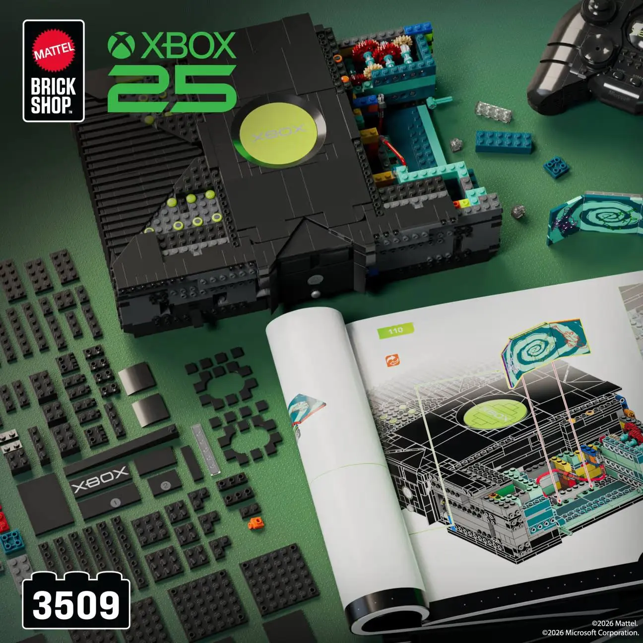 Mattel выпустила конструктор в виде оригинальной консоли XBOX