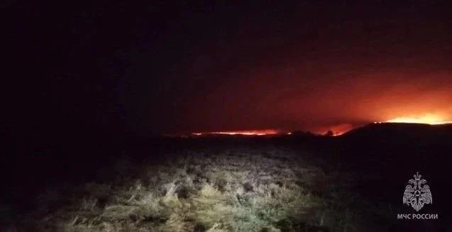 Природный пожар в Хайбуллинском районе ликвидирован