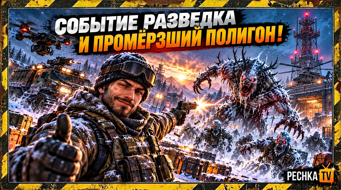 🔥 СОБЫТИЕ РАЗВЕДКА И ПРОМЁРЗШИЙ ПОЛИГОН! ВЕЗДЕХОД, ДРОН И ТОП-ЛУТ В LDOE | Pechka TV