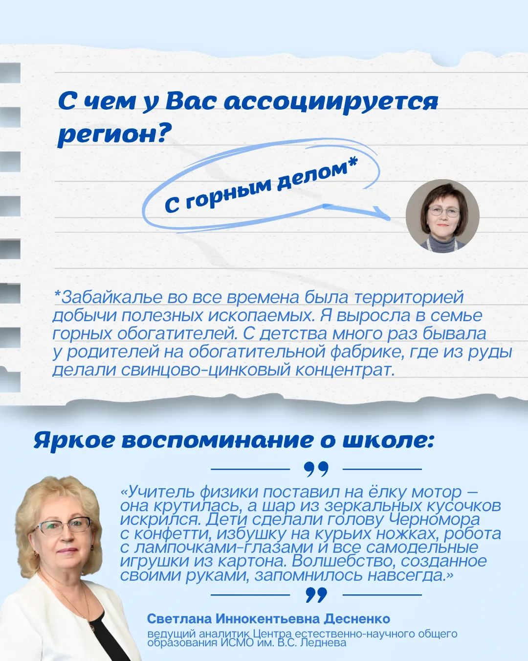 Кладовая страны и кузница талантов