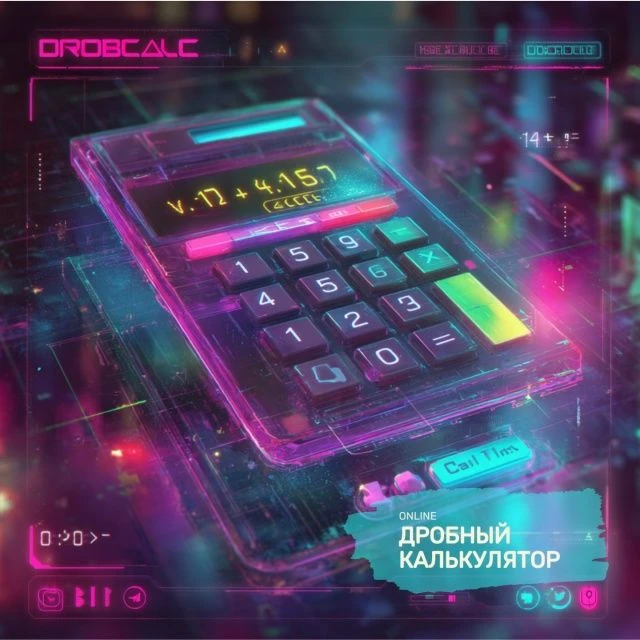 Дробный калькулятор — идеальный инструмент для работы с дробными числами!