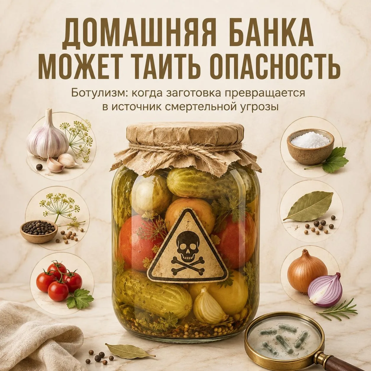 🫙 Опасность в закатке: когда домашняя банка требует осторожности