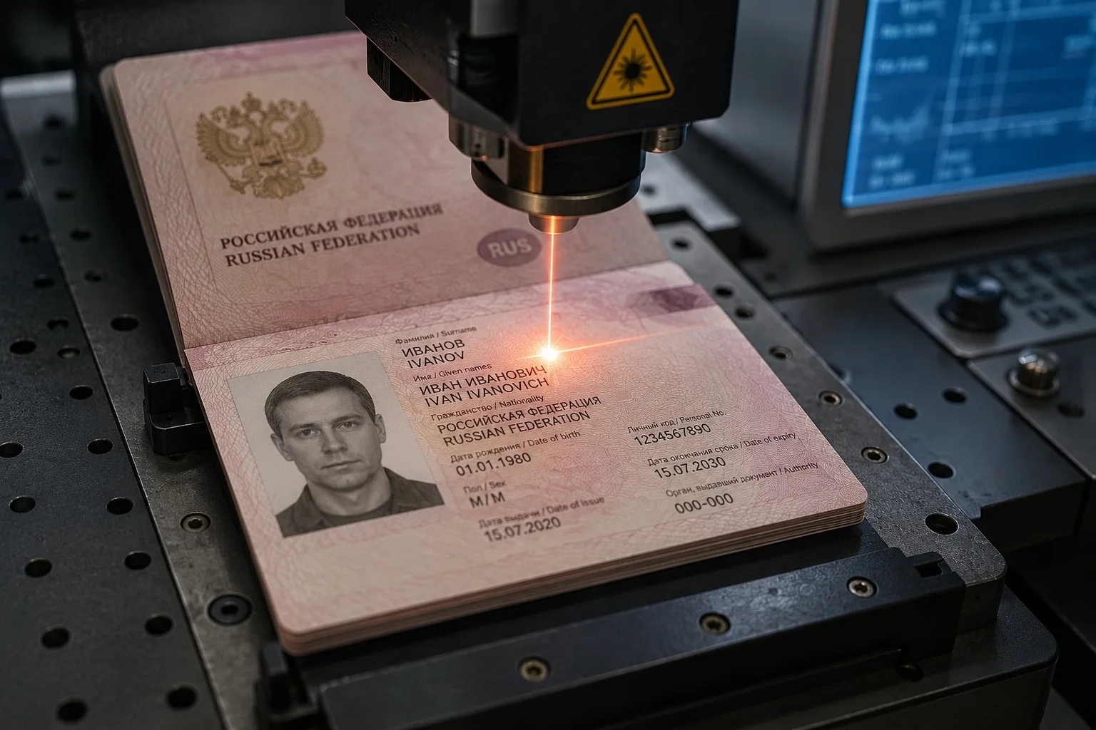 Паспорта в России будут защищать по-новому! 🇷🇺✨

Гознак внедряет инновационную технологию для биом
