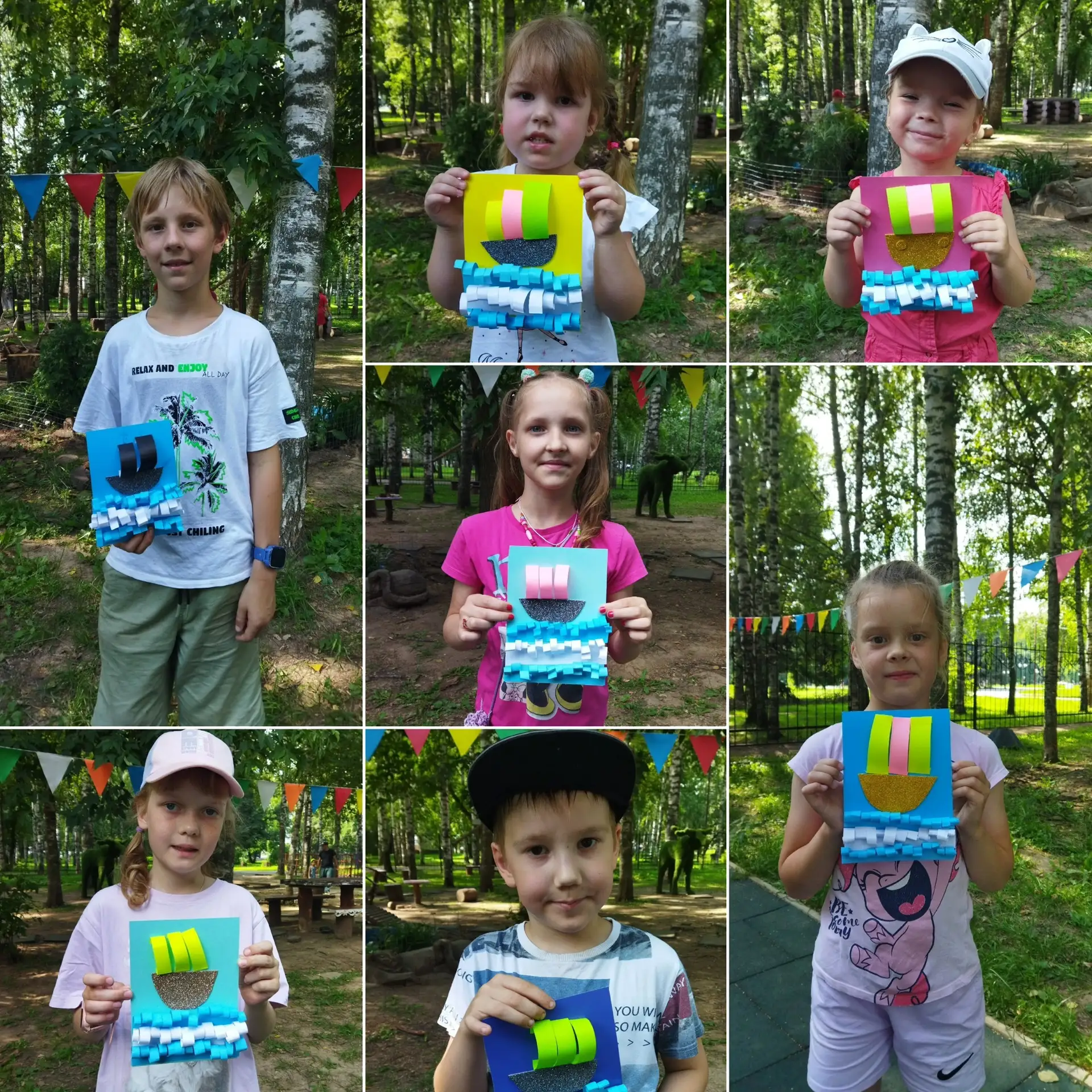 В эту солнечную и яркую СУББОТУ в нашем парке прошли: 
⛵️детская анимация «На всех парусах»
🪊вечер 
