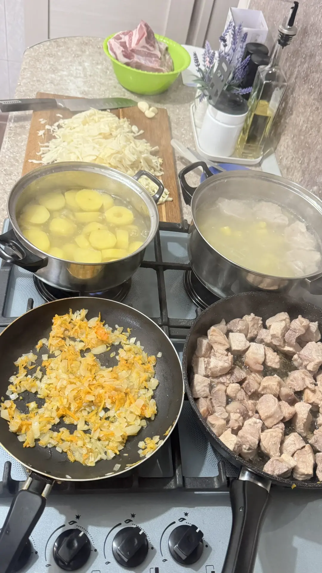 Включен режим 4 конфорки ✌🏻