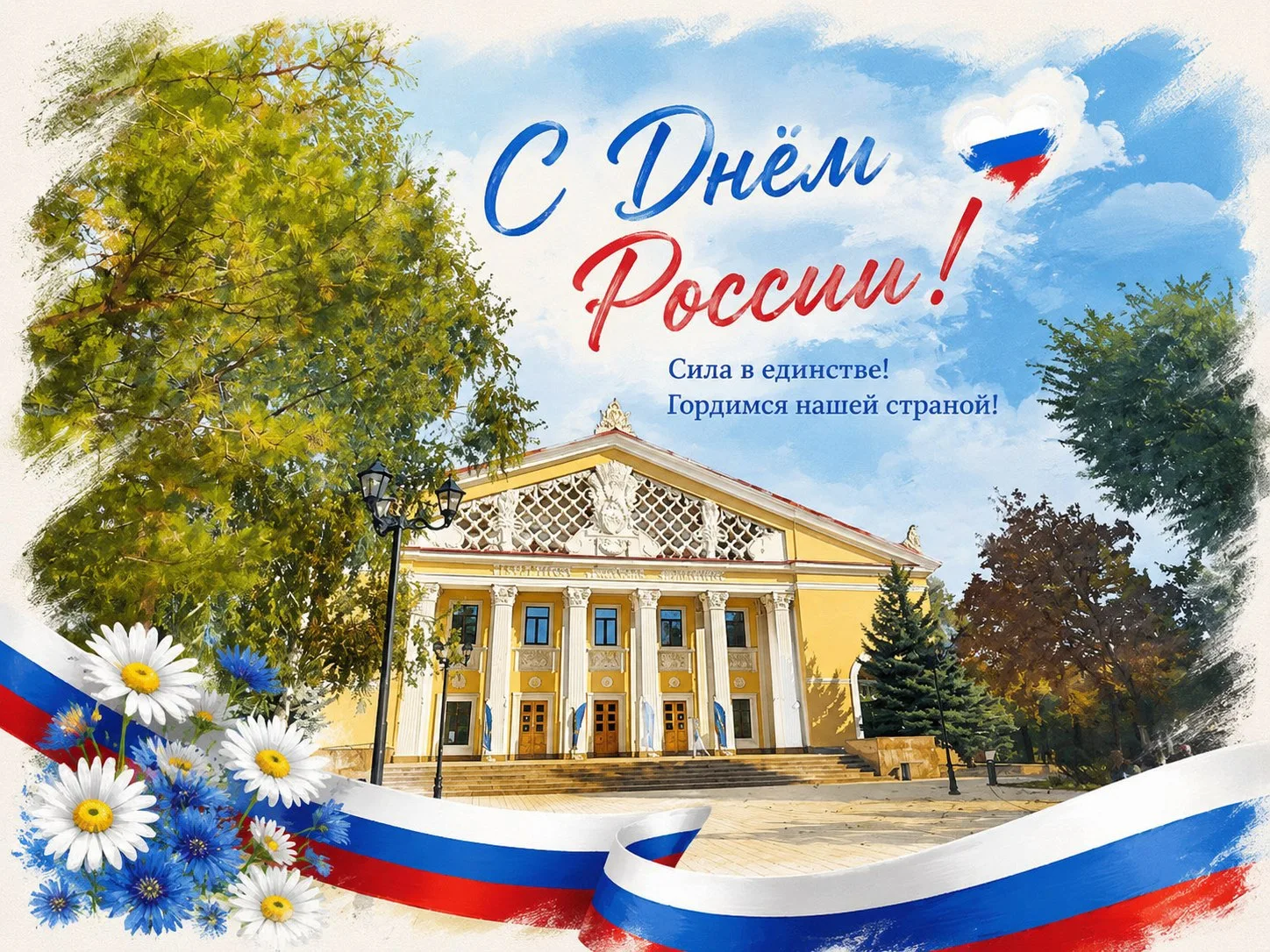 С Днём России!🇷🇺

Россия — это страна с великой историей и необъятной душой, голос которой всегда 