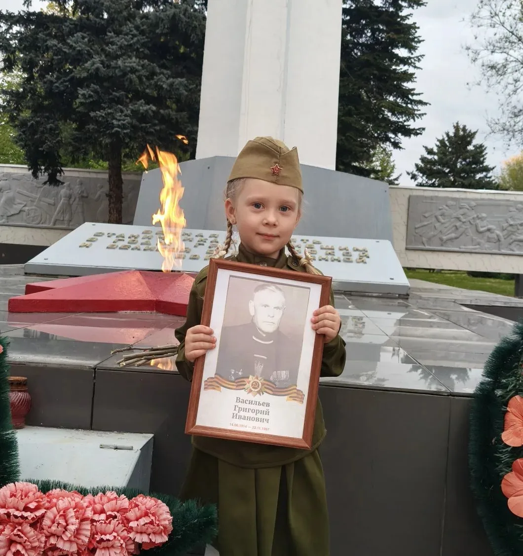 Участница акции "Звезда Победы в моей семье"⭐🔥 - Васильева Вероника! 👍👏