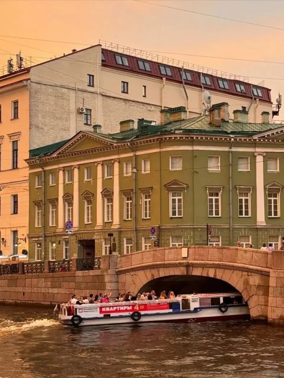 Летний закатный свет
