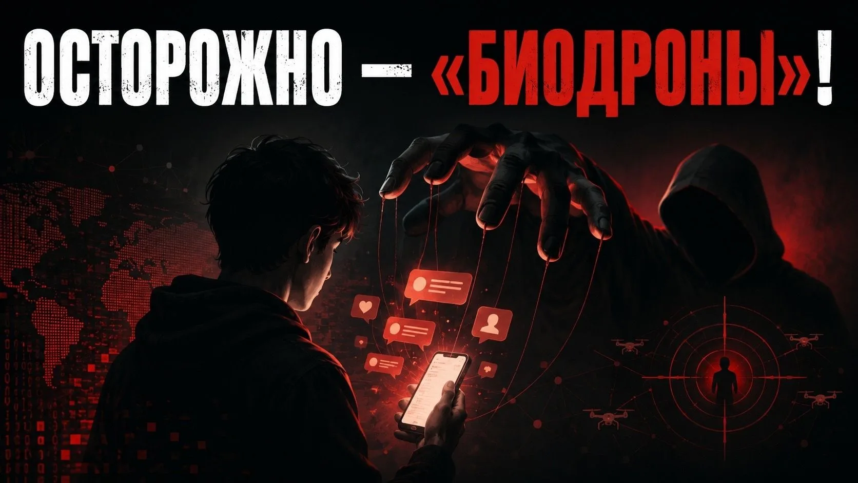 ПАМЯТКА: ОСТОРОЖНО - «БИОДРОНЫ»!
Как не стать одноразовым пособником террористов
«Биодрон» — это обы