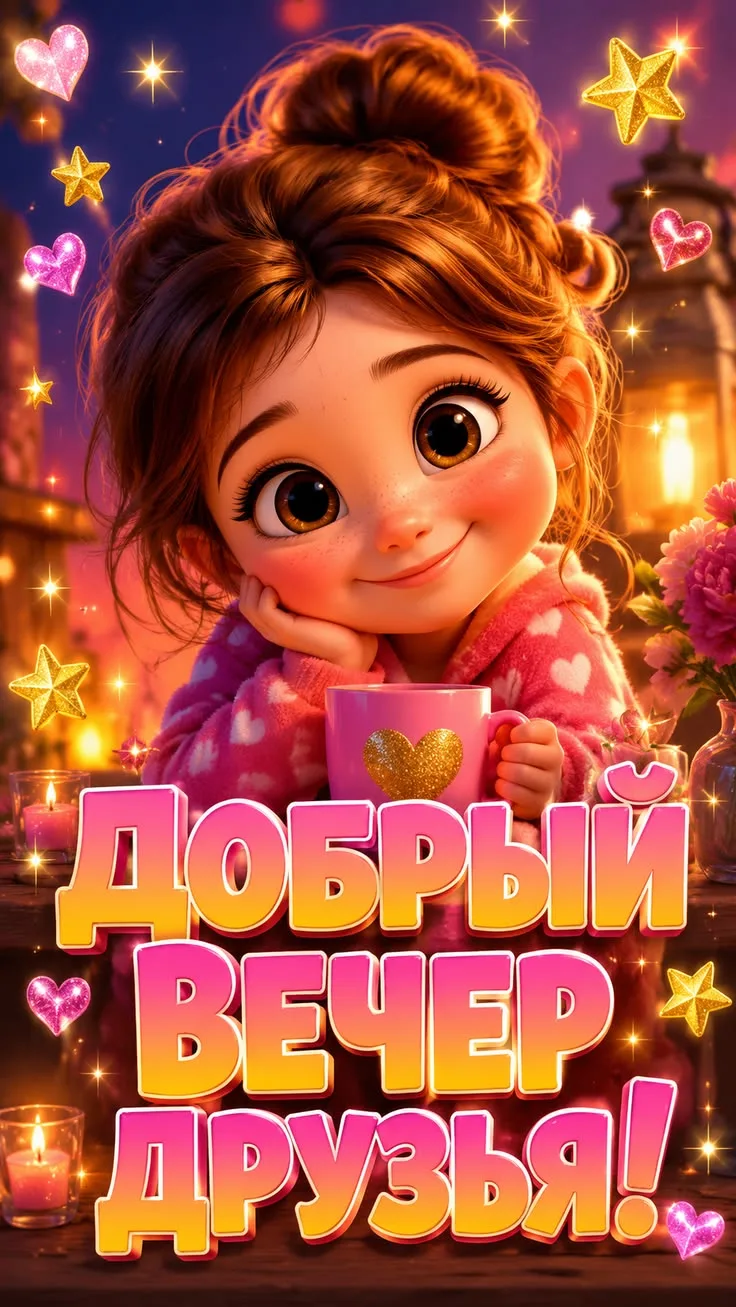 Доброго и уютного вечера!  ✨💐