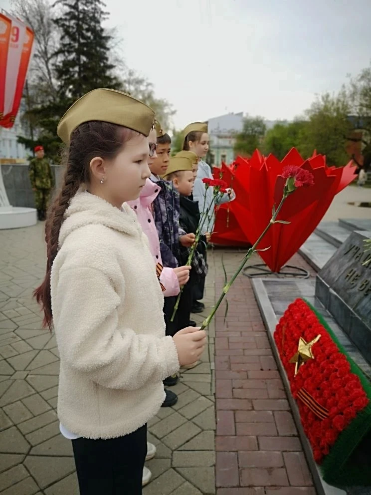 Память, которая не угасает  5 мая 4Д-2 класс принял участие в уроке мужества, посвященного Дню памят