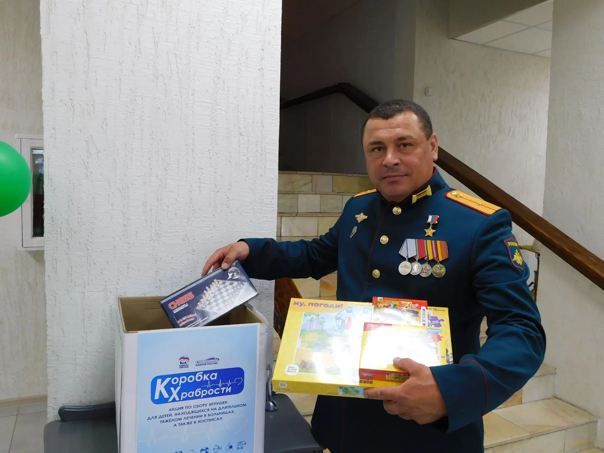 🔹Далее Константин Андреевич посетил районный краеведческий музей в с. Шипуново. Первым поучаствовал