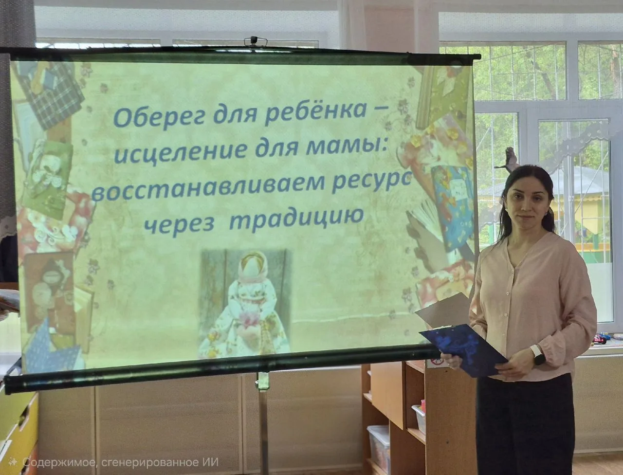 13 мая в МБДОУ №346 в рамках мастерской материнской силы «Мамины посиделки» состоялось ...