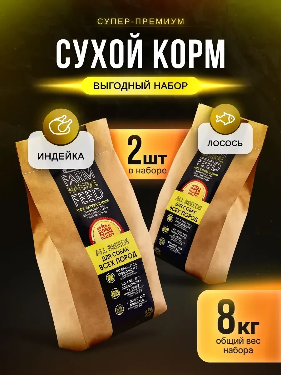 Теперь на Ozon доступен набор корма BUDDY DINNER GOLD LINE для собак всех пород 🐶
Это сразу два вку