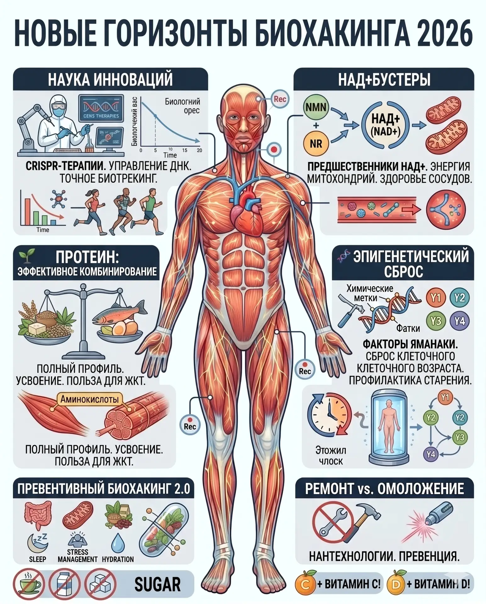 🧬 3 свежих прорыва в биохакинге и спортивном долголетии.

Наука не стоит на месте, и этой весной вы