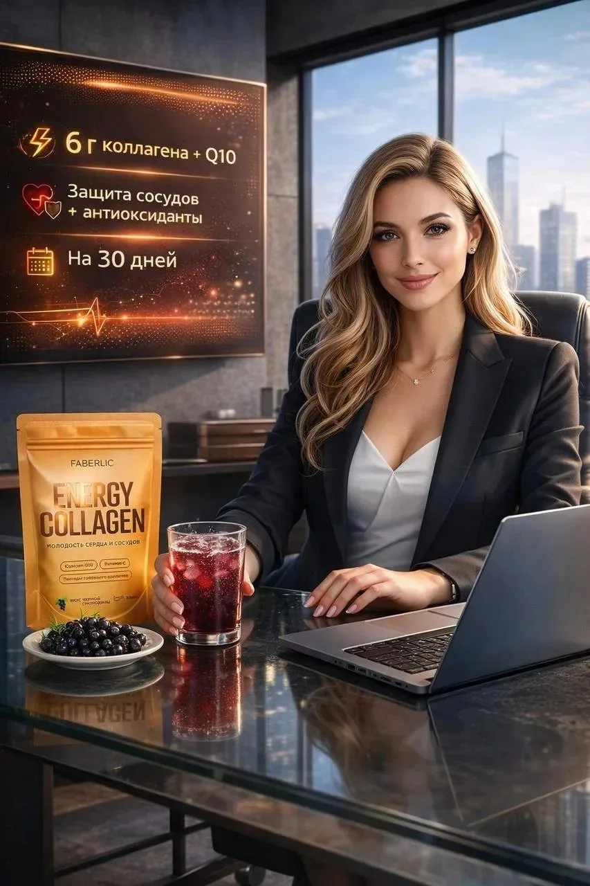 Collagen Energy: топливо для ваших клеток и естественное сияние в офисе!