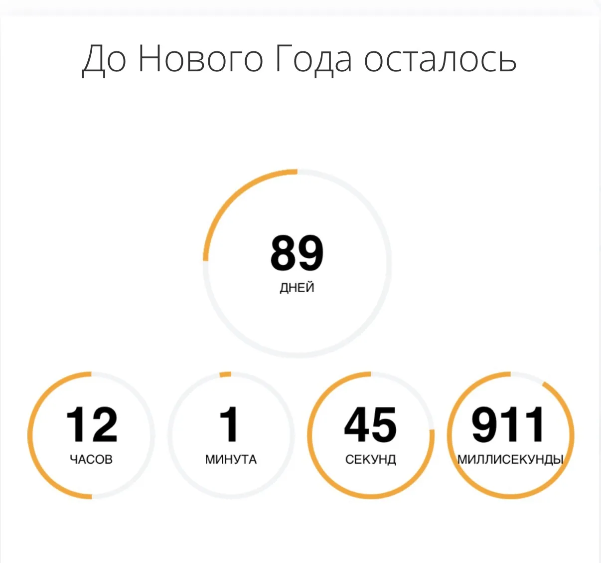 Внук спросил, сколько дней осталось до Нового года. Зашла в интернет. Миллисекунды онла...