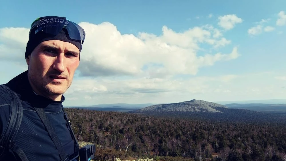🚵 Пермяк Дмитрий Лядов покорил на фэтбайке гору Ослянку — самую высокую вершину Средне...