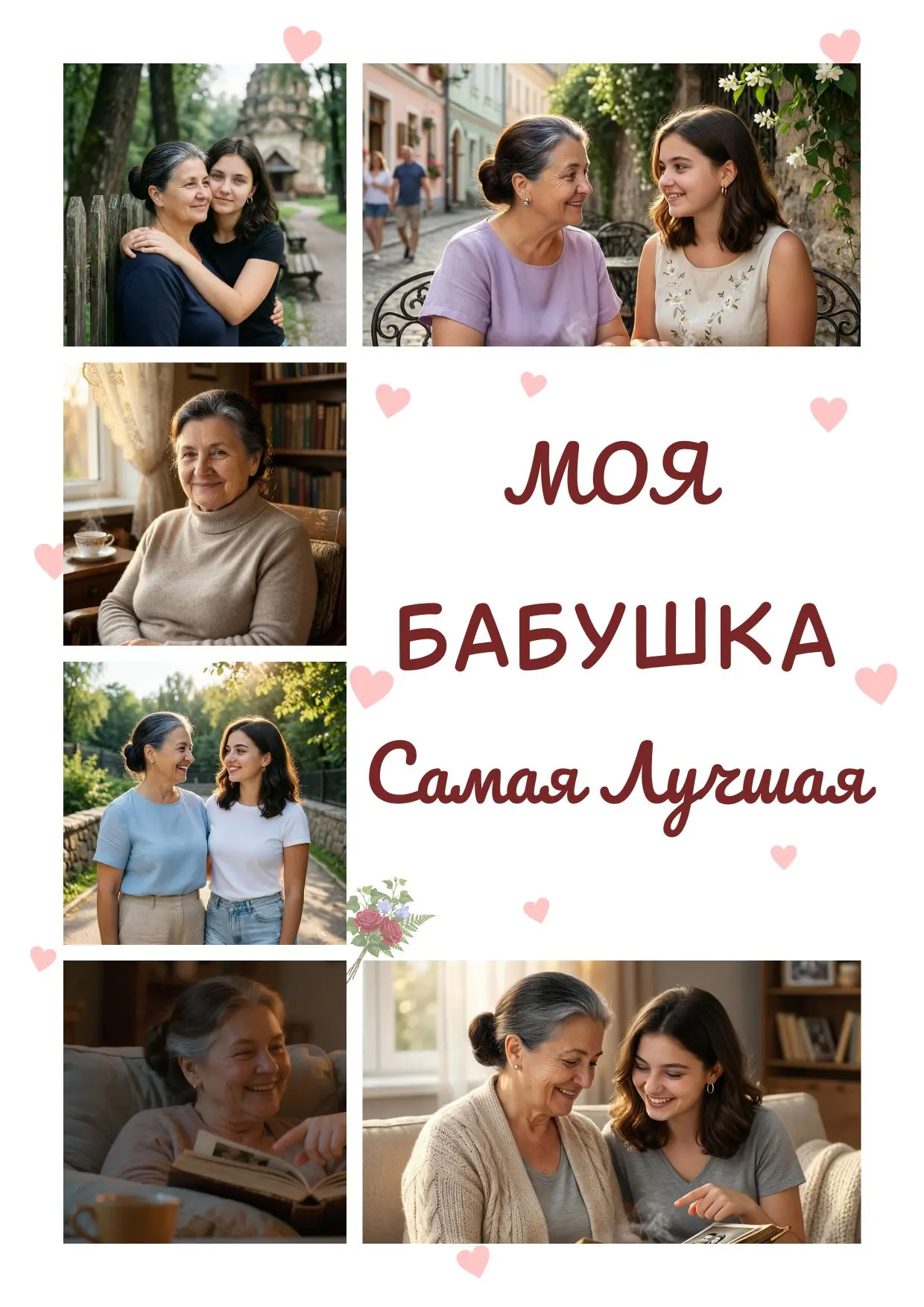 На этой неделе у нас были заказы на коллажи для бабушек👵
И это так трогательно, когда с волнением и