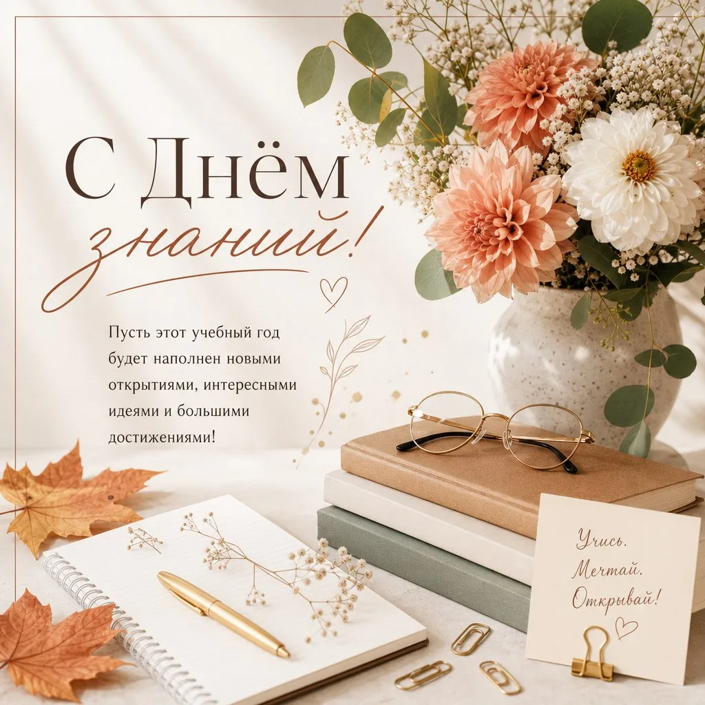 🍁 Здравствуй, осень золотая! Здравствуй, школа!