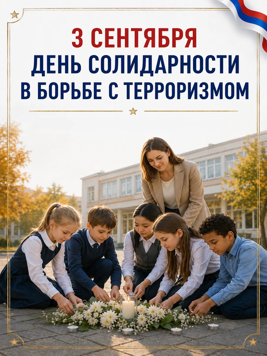 🕯 3 сентября в России отмечается День солидарности в борьбе с терроризмом.
