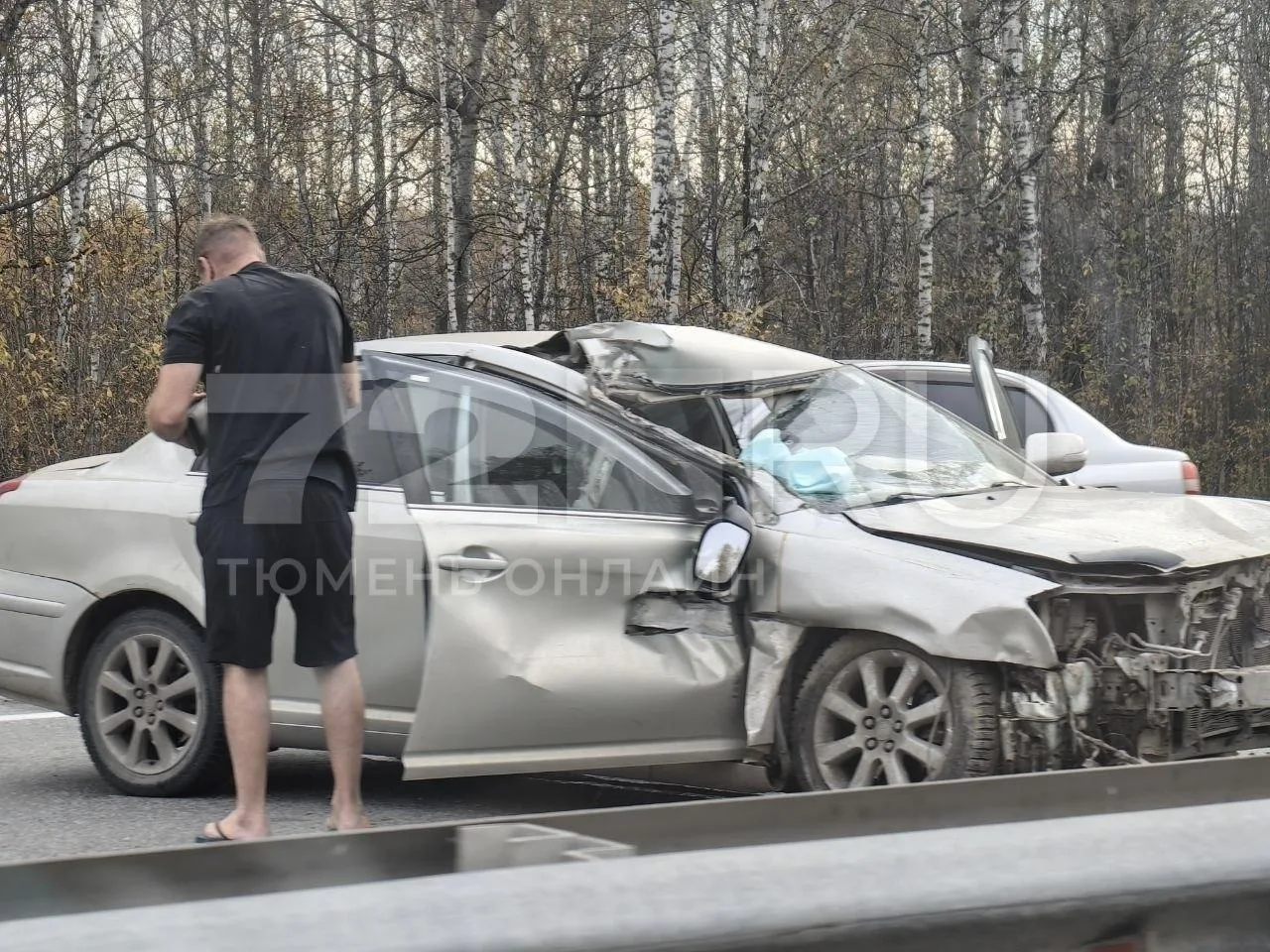 ❗️ДТП произошло на Московском тракте в сторону Тюмени. На участке дороги в районе дерев...