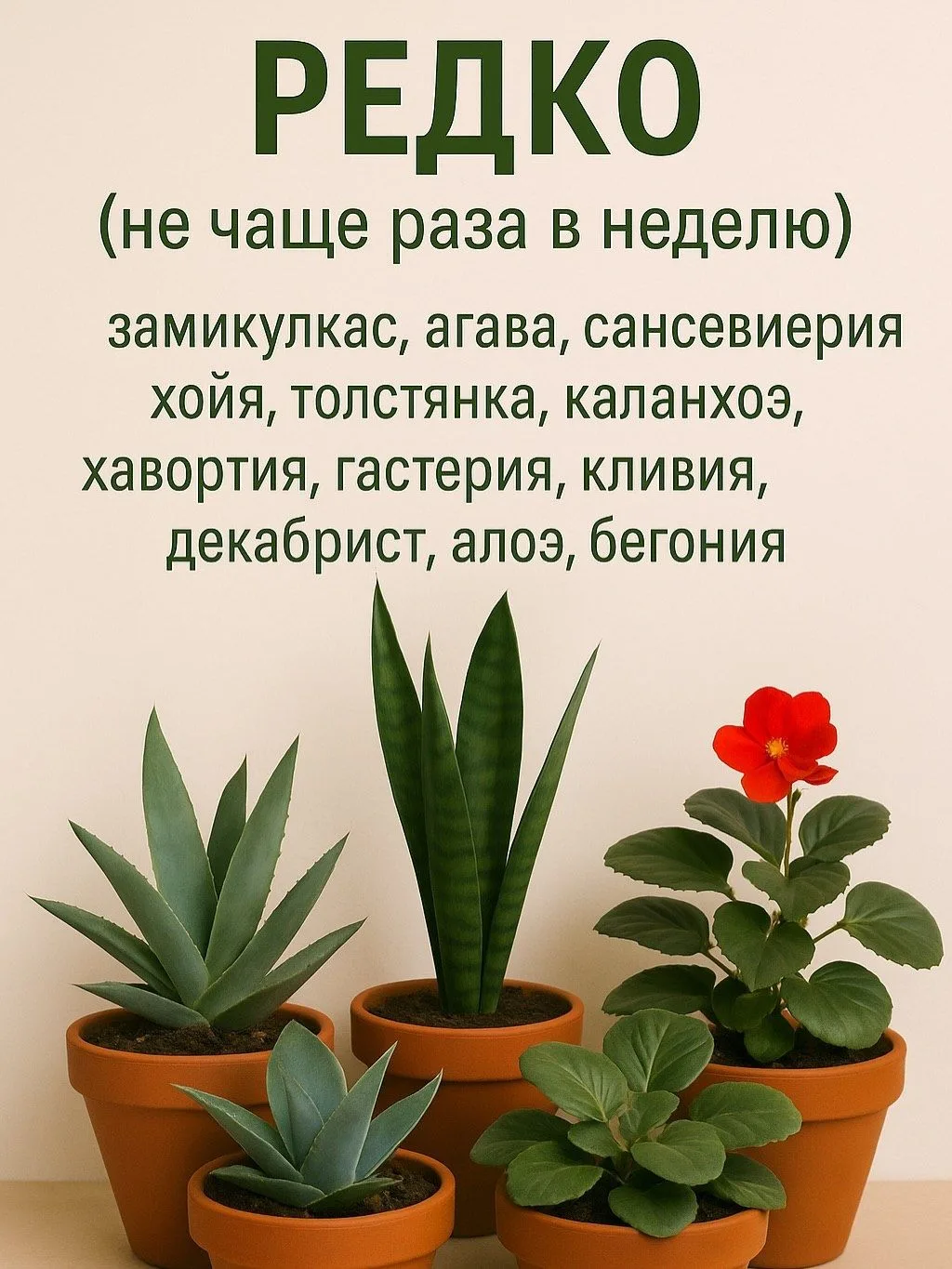 Поливаешь — а растения всё равно страдают? У каждой комнатной культуры свой «график жажды». Одни пью