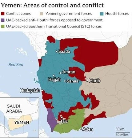🇸🇦🔥Хуситы совершили крупномасштабное нападение на силы поддерживаемого Саудовской Аравией правите