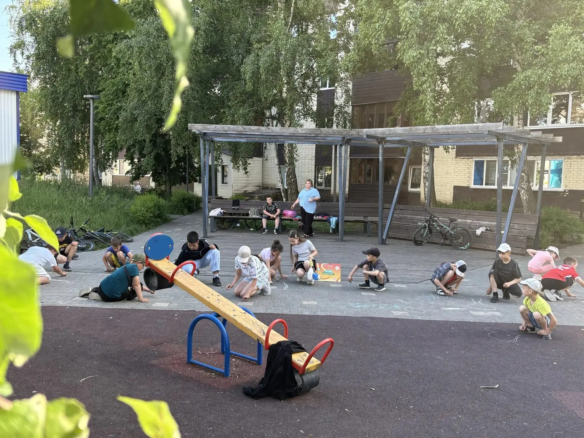 🌳  Сегодня сквер «Семейный» наполнился звонким детским смехом!