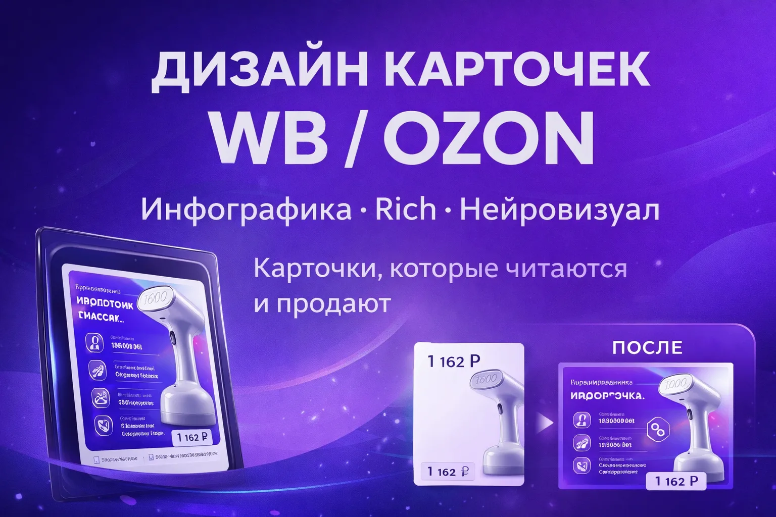 Нужно оформить карточку или повысить конверсию?