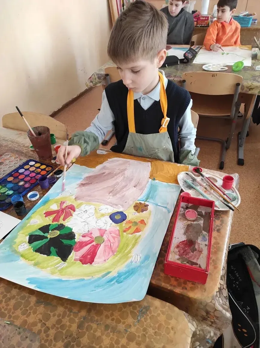 Волшебная кисточка 🎨  🌸С чем еще ассоциируется приход весны, если не с оживающей природой и яркими ц