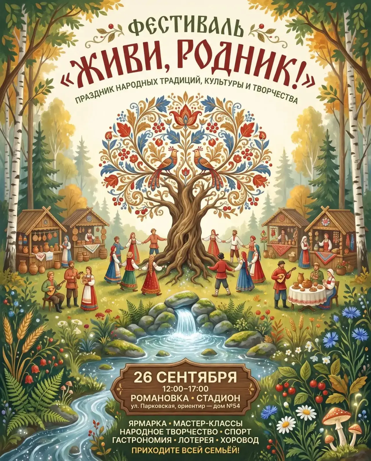 🌿 Приглашаем на Фестиваль «Живи, родник!»