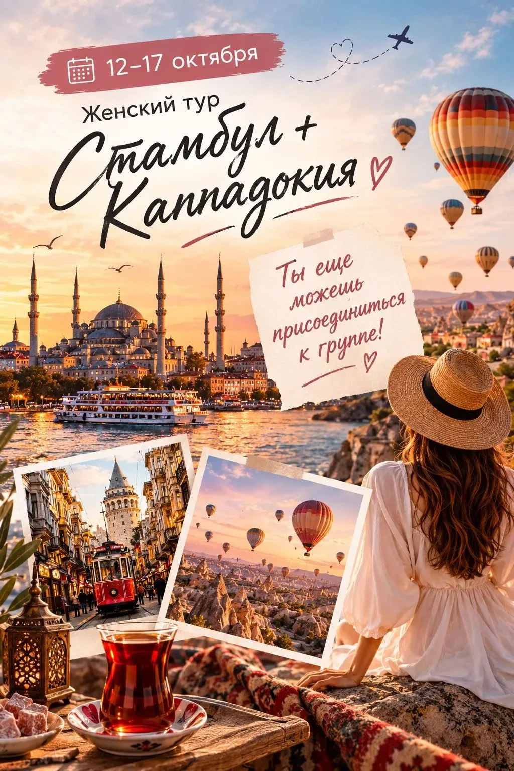 .🇹🇷 Стамбул + Каппадокия | 12–17 октября