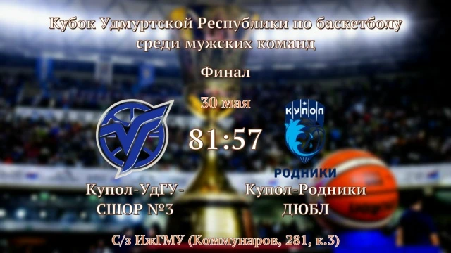 БК «УдГУ-Купол-СШОР№3» — чемпионы Удмуртии! 🏆