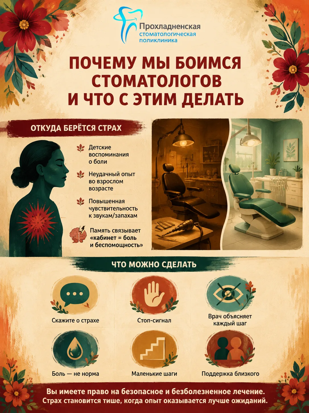 😣 Страх перед зубным врачом — это не стыдно и не смешно. Это нормально. Миллионы людей...