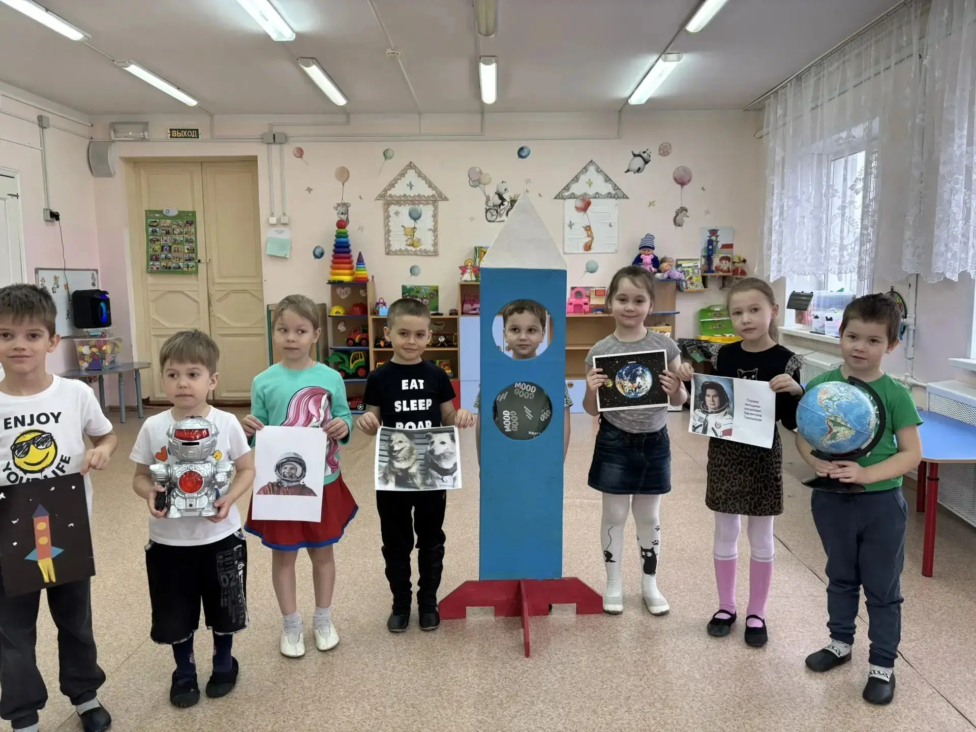 💫В преддверии дня космонавтики в ЦРР - детский сад № 15 прошли тематические занятия , включающие бес