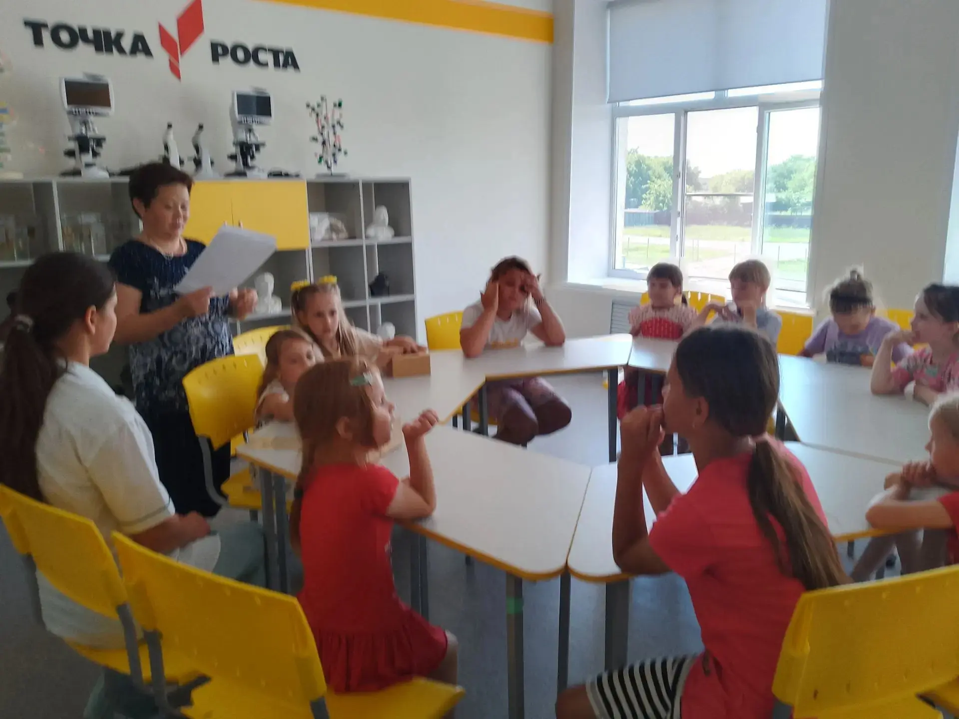 В МБОУ Казаткульской СОШ им. И.А. Волкова ярко и динамично стартовал профильный день в лагере дневно