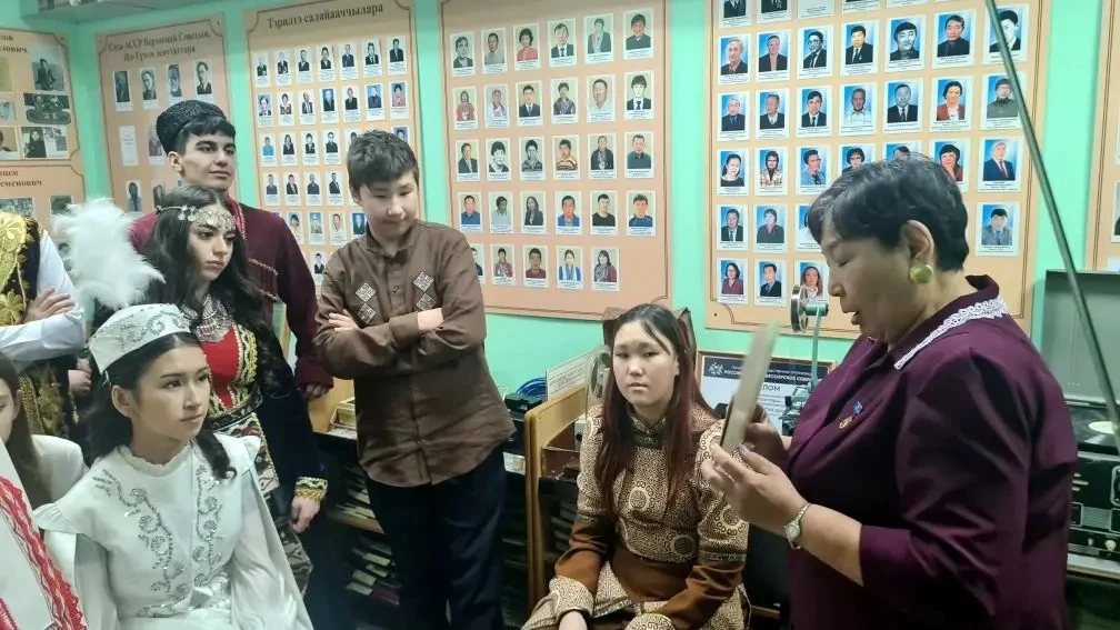 📝 27 февраля активисты интернационального клуба "В семье единой" под руководством Молоновой А.С. в р
