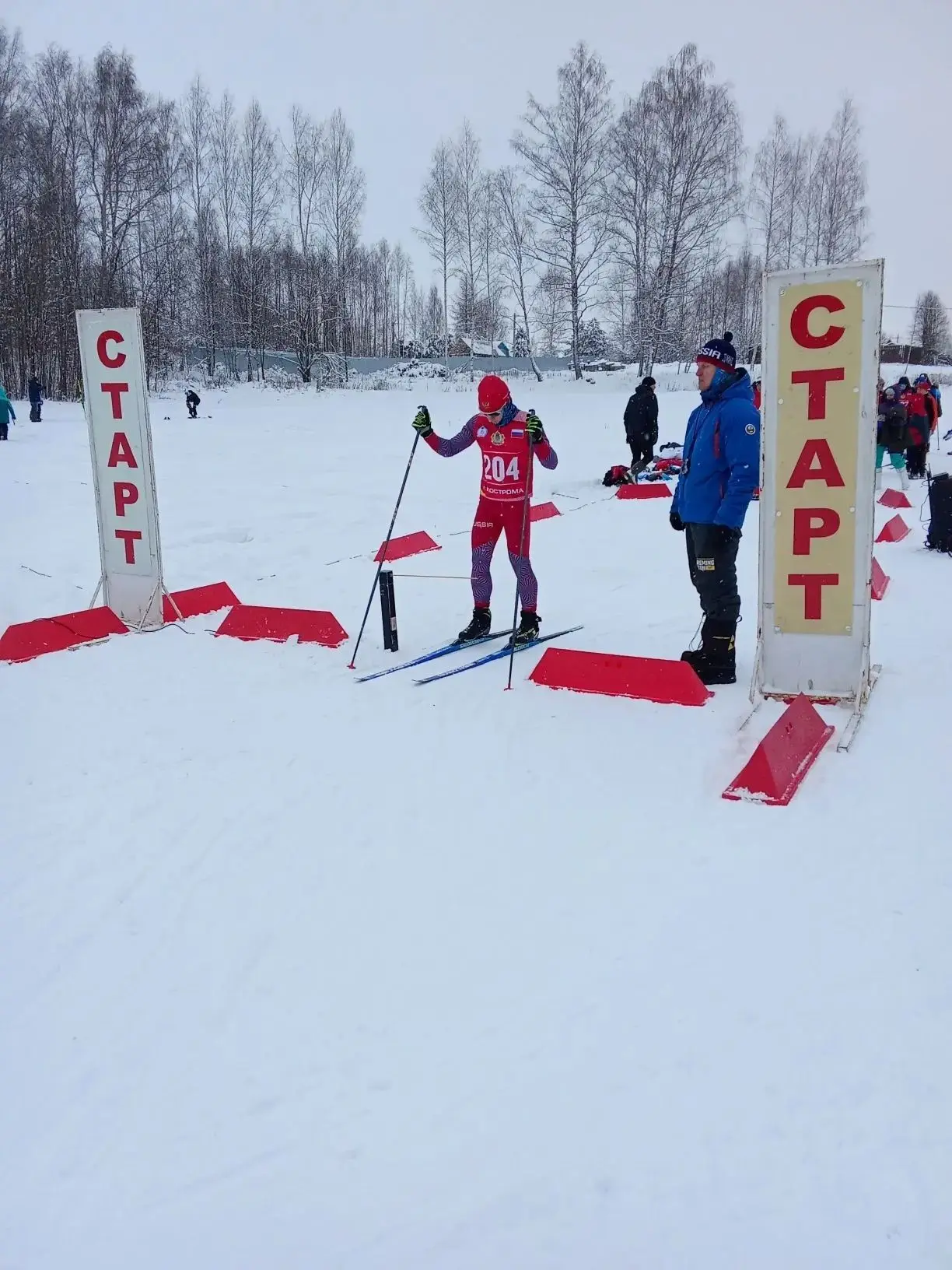 5 января 2026г. воспитанники спортивной группы лыжные гонки МУДО ДЮСШ г.Наволоки под ру...