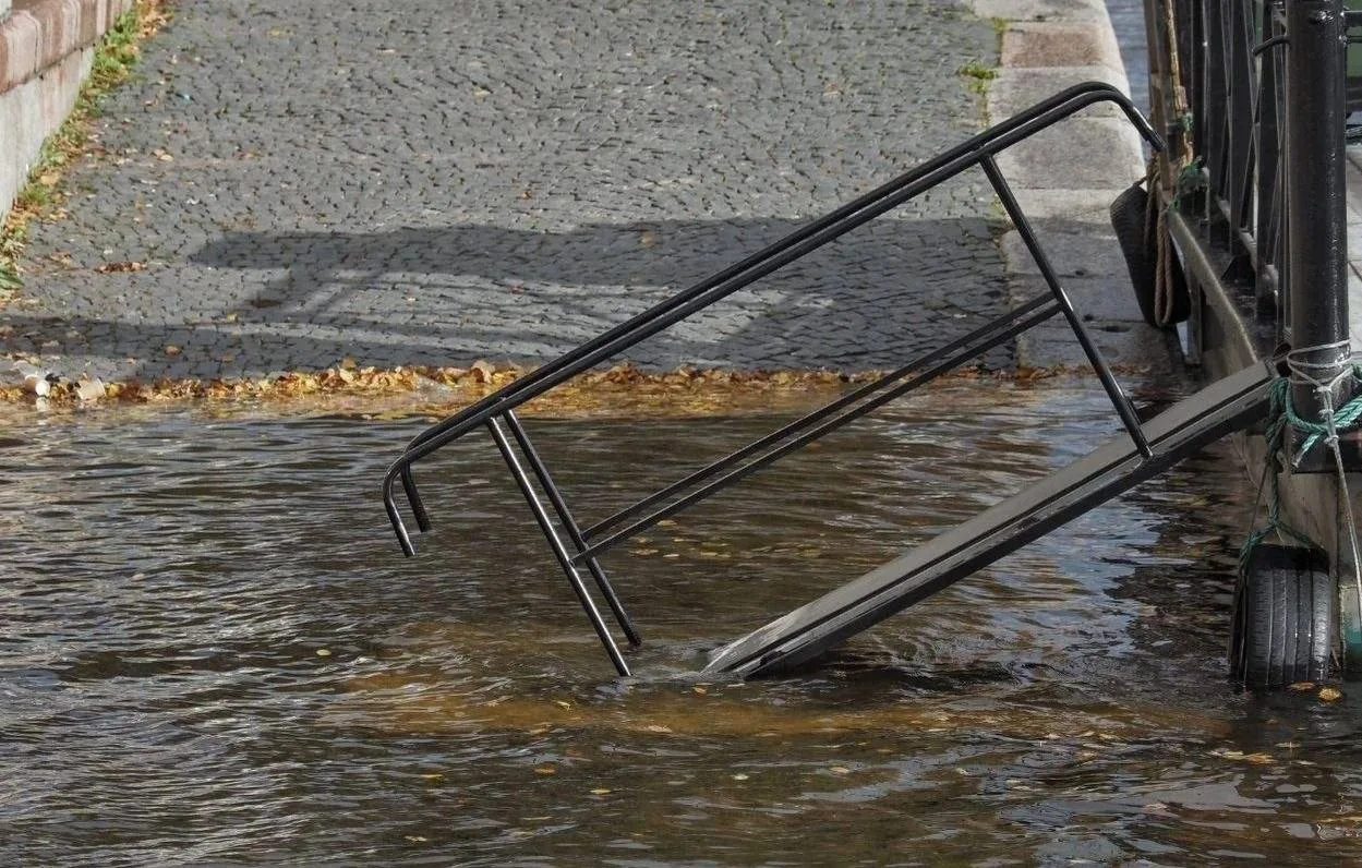 🌊 Уровень воды в Неве сегодня превысил норму