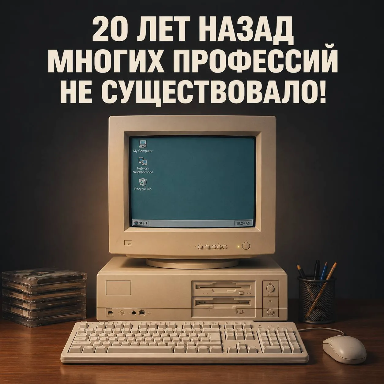 20 лет назад многих из этих профессий просто не существовало:
разработка программ и приложений, иску