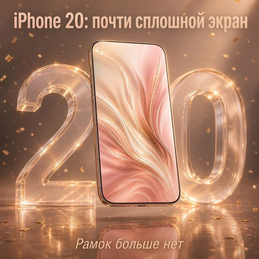 📱 К 20-летию iPhone Apple готовит одно из самых крупных обновлений за последние годы.