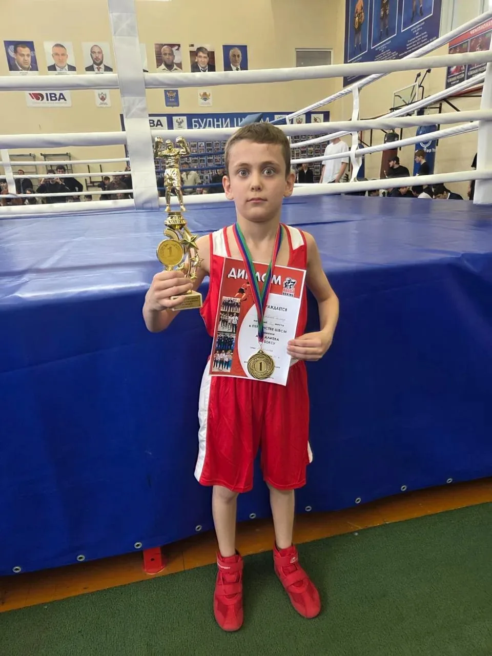 🥇 22 мая Гамид занял 1 МЕСТО и доказал, что характер и сила духа куются в ринге.  Желаем нашему бокс