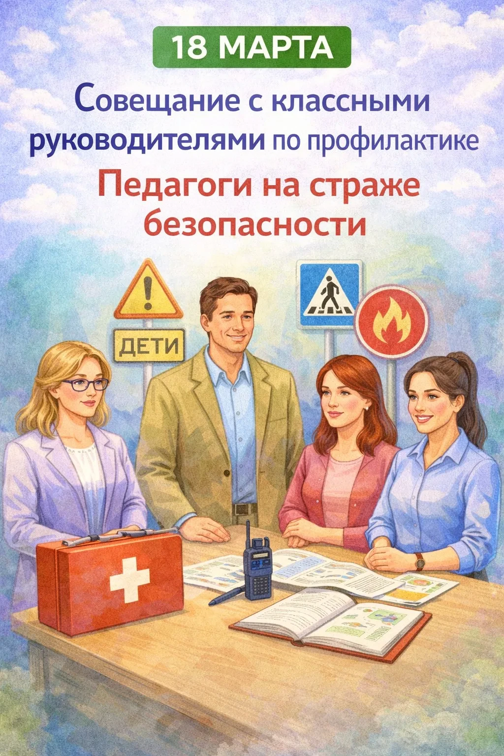 💻 Педагоги на страже безопасности 18 марта классные руководители нашей школы приняли участие в регио
