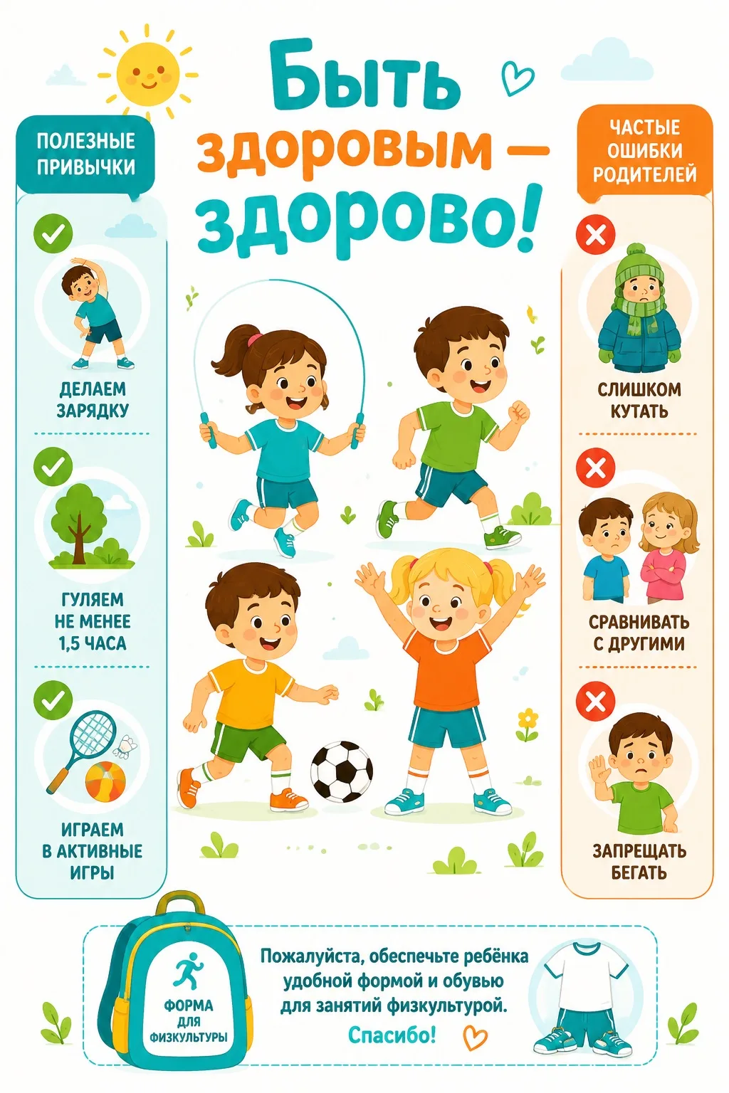 Консультация для родителей «Быть здоровым - хорошо, а быть здоровым с детства - выгодно»